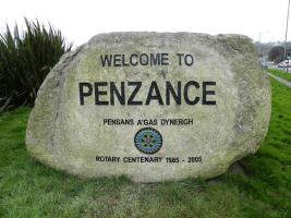 Penzance Rotary 'Welcome' Stone